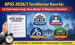 KPSS 2026/1 Tercihlerine Hazırlık: En Fazla Kadro Açığı Olan Alanlar ve Başvuru İpuçları